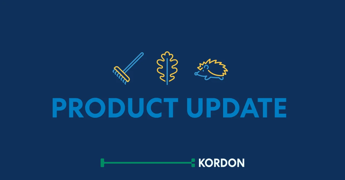 Kordon 1.6.1 product update