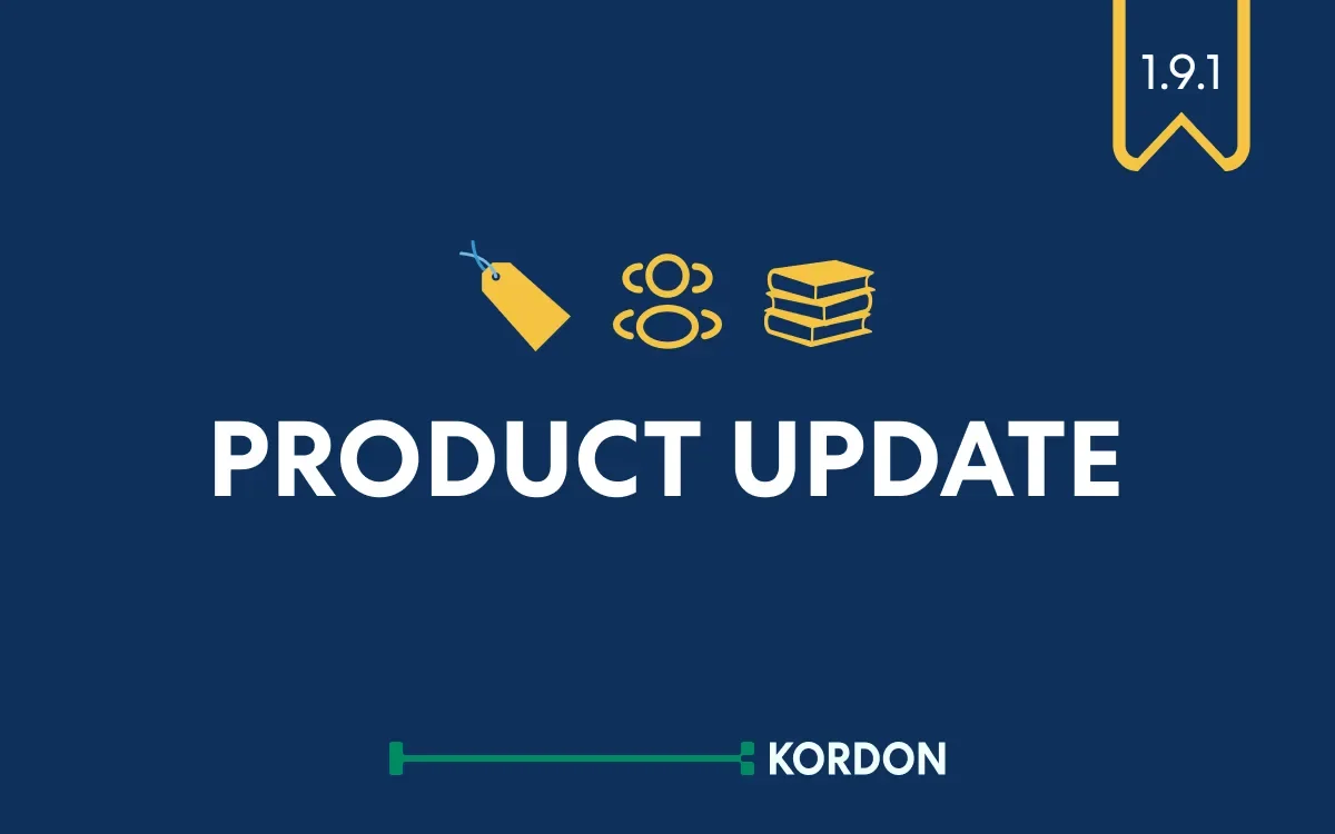 Kordon 1.9.1 product update — user groups, SCIM, and weekly reminders